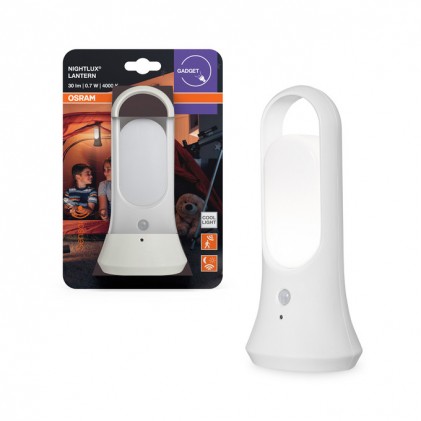 Светильник OSRAM Nightlux Mobile Lantern White с датчиком движения и освещенности