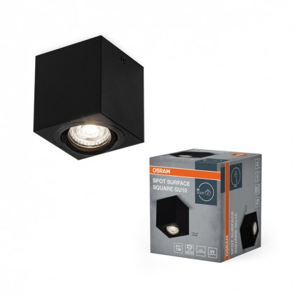 Светильник OSRAM Spot Surface Square GU10 черный