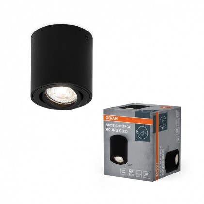 Светильник OSRAM Spot Surface Round GU10 черный
