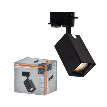 Светильник OSRAM Spot 1-ph tracking system ANGULAR GU10 черный