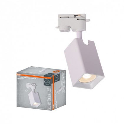 Светильник OSRAM Spot 1-ph tracking system ANGULAR GU10 белый
