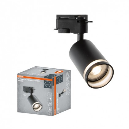 Светильник OSRAM Spot 1-ph tracking system PULSE GU10 черный