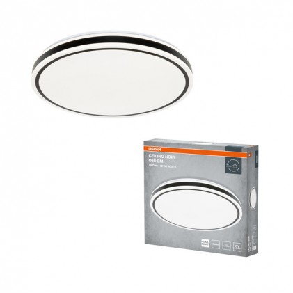Светильник OSRAM Ceiling Noir Round 72Вт 4000К IP20 черный светодиодный