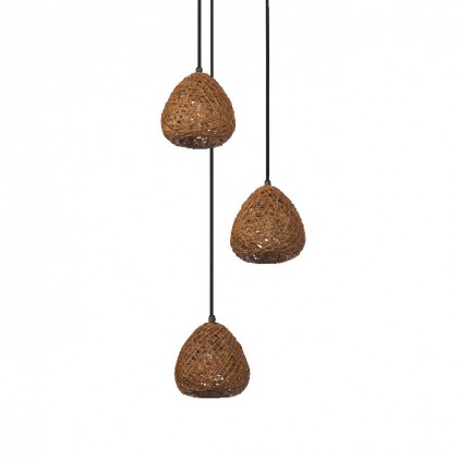 Светильник OSRAM Decor Paper Drop Pendant Plate 3XE27 Beige
