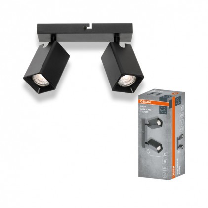 Светильник OSRAM SPOT Angular 2xGU10 черный