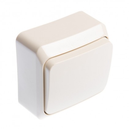 Вимикач SCHNEIDER PRIMA WDE001110 1кл. крем