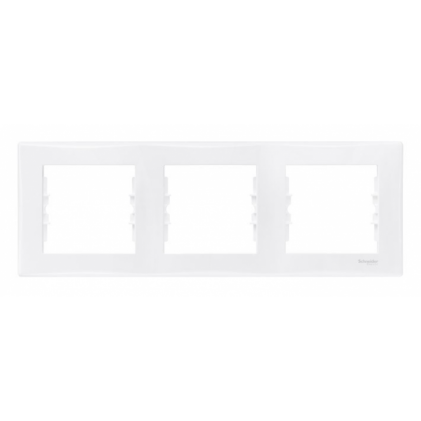 Рамка SCHNEIDER SEDNA SDN5800521 3 місця біла