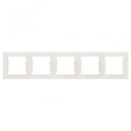 Рамка SCHNEIDER SEDNA SDN5800923 5 місць слонова кістка