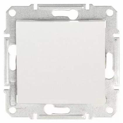 Выключатель SCHNEIDER Sedna SDN0100121 1кл. (сх.1) белая