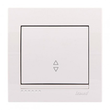 Выключатель LEZARD Deriy 702-0202-105 проходной 1кл. белый