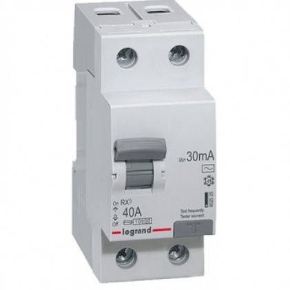 Дифференциальное реле LEGRAND RX3 30mA 40А 2п AC 402025