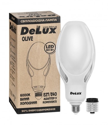 Led лампа DELUX OLIVE 80W E27/Е40 6000K светодиодная