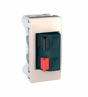 Розетка SCHNEIDER UNICA MGU3.487.25 аудио 1 мод. слоновая кость