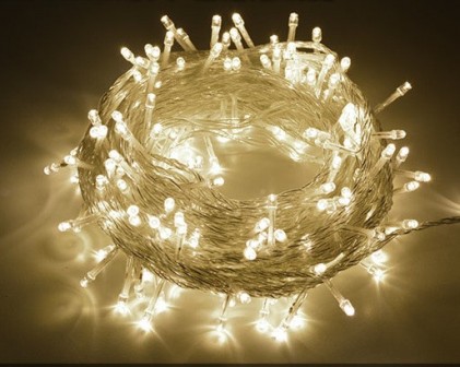 Гирлянда внутренняя DELUX STRING С 100LED 5m теплый белый/прозрачный IP20