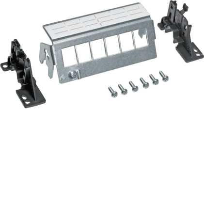 Патч-панель HAGER 6-кратная под модули типа Keystone с держателями