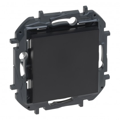 Выключатель LEGRAND Niloé Step 1-клавишный (сх.1) 10А черный