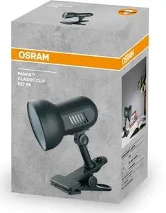 Світильник OSRAM LEDVANCE Panan Classic Сlip E27 чорний (без лампи)