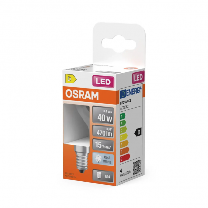 Led лампа OSRAM Star Classic P40 3.4W/840 230V FIL E14