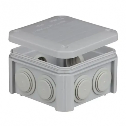Коробка распределительная UNIKA PLANK IB401 наружного монтажа с резиновыми сальниками IP55 90х90х52