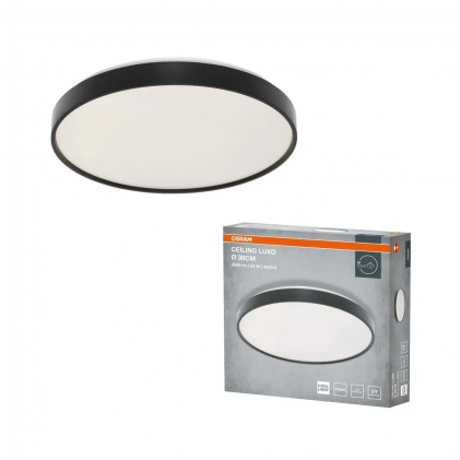 Світильник OSRAM Ceiling Luxo 24Вт 4000К IP20 чорний світлодіодний